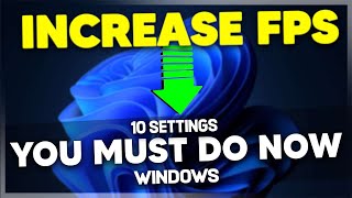 Optimize Windows 11 for gaming  10 settings you must do now ✅ [upl. by Mchail]