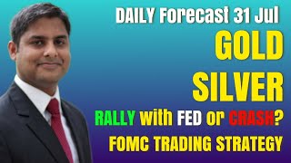 FOMC News Live Today  Gold amp Silver Trading Signals Today 31 July  Gold Price Live [upl. by Hilary]