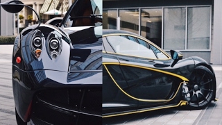 Pagani Huayra vs McLaren P1 [upl. by Jennie500]