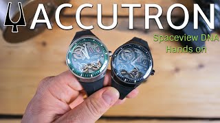 Accutron DNA Electrostatic Movement Green and Black Hands On Review of the Accutron DNA 2020 [upl. by Ellenahc351]