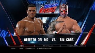 WWE 2K17 PS3  Alberto Del Rio VS Sin Cara [upl. by Clere]