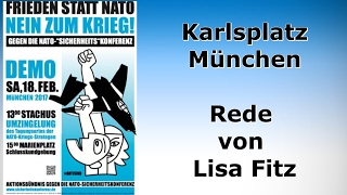 Lisa Fitz Siko 18022017 Rede am Stachus in München [upl. by Marga]