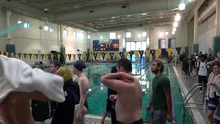 Swimming Gallaudet vs Marymount Cedar Crest [upl. by Alakam]