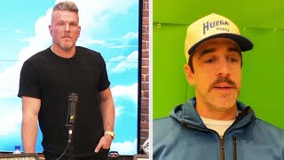 Aaron Rodgers Gets Kicked Off ‘The Pat McAfee Show’ [upl. by Silenay241]