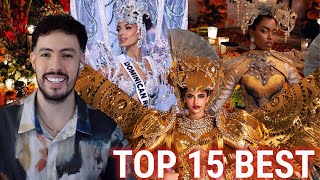 Miss Universe 2024 TOP 15 BEST NATIONAL COSTUME [upl. by Haimorej]