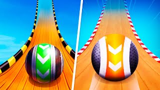 Sky Rolling Balls vs Sky Ball Jump  Going Ball 3D [upl. by Sivek590]