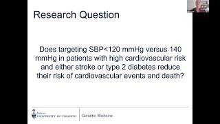 Geriatric Medicine Journal Club July 26 2024 [upl. by Nnalorac200]