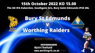 Bury St Edmunds V Worthing Raiders [upl. by Kotta]