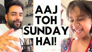 AAJ TOH SUNDAY HAI  Yashraj Mukhate  Dialogue wit beat using Ai 🤖 The Sunday Anthem [upl. by Eillas]