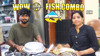 கடல் வாழ் உயிரினங்களின் சங்கமம்  Mega Non veg Combo  Weekend Special  Jeni [upl. by Oisor70]