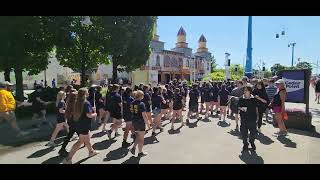 Oxford Middle School Band Performing at Cedar Point 2024 [upl. by Saddler577]