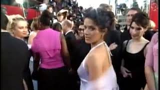 Salma hayek Red Carpet Oscar 2000 [upl. by Dadinirt]