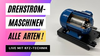 Drehstrommaschinen Welche Arten gibt es  Erklärung Elektromotor  Drehstrommotor [upl. by Nediarb331]