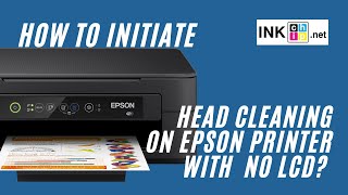 How to clean print head on Epson printer with no LCD  INKCHIP Chipless Solution [upl. by Occer116]