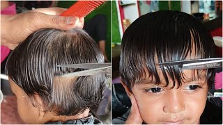 Two Side Hair Cutting Boys  Cute Toddler Boy Haircuts [upl. by Annovad]