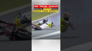 Bezzecchi SERUDUK Vinalez motogp australiangp crash [upl. by Adala]