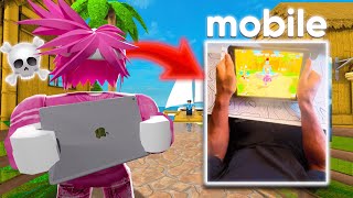 I Played MM2 on MOBILE for 24 HOURS [upl. by Ulrike283]