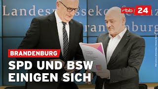 Was steht im Koalitionsvertrag zwischen SPD und BSW [upl. by Cicily]