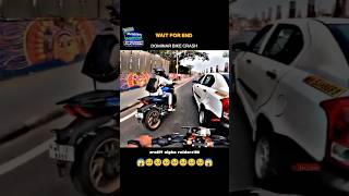 DOMINAR BIKE ALMOST CRASH😱motovlogviral raiderscrashshortsdominar400duck390superbikelean [upl. by Ahsenra]