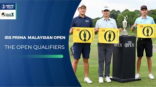 IRS Prima Malaysian Open  Puig Wang amp Denwit earn coveted berths at The 152nd Open at Royal Troon [upl. by Blodgett]