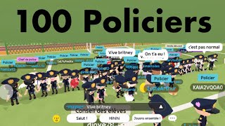 100 Policiers  1er RECORD  PLAY TOGETHER [upl. by Chrisy260]