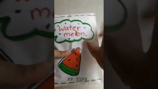 Diy watermelon blind bag🍉 asmr diy unboxing shorts paperdiy blindbag squishy [upl. by Asiilanna986]