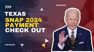 Texas SNAP 2024 Payment Check Out Food Stamps Deposit Date amp Amount [upl. by Hernando]