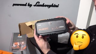 Unboxing Suaoki U28 2000A 60Wh Jump Starter Performance [upl. by Teplitz420]