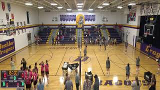 Deshler High School vs ExeterMilliganFriend High School Womens Varsity Volleyball [upl. by Htennek]