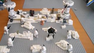 Bataille de Hoth  MOC Lego Star Wars [upl. by Frolick754]