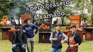 Apéro brasero amp kamado 🔥🦐🍽️🥩🍷 Gueuleton [upl. by Serdna]