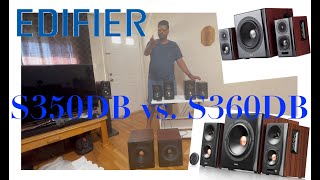 Edifier S350DB vs S360DB Visual Comparison  S360DB Unboxing [upl. by Ayenet]