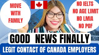 Good News Canada Is Giving Free Visa Sponsorship To Overseas Workers  You Dont Need IELTS [upl. by Goulette]