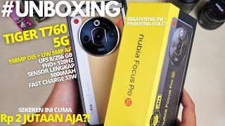 INI KEREN BANGET🔥 UNBOXING Nubia Focus Pro 5G Indonesia  TES KAMERA MENYALA Nubia [upl. by Lienad]