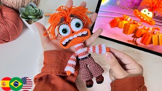 Ansiedad Amigurumi Tutorial🧡  Personajes de Inetensamente Crochet✨ [upl. by Gnouh]