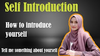 Perfect Your English Self Introduction Skills [upl. by Barbaresi]