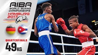 Quarterfinals 49kg ARGILAGOS Joahnys Cuba vs IBRAHIM OMAR Salah Germany [upl. by Elleirua]