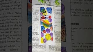 EASY WATERCOLOR BOOKMARKS🔖 art painting bookmark drawing jeniartytshorts [upl. by Atinav]