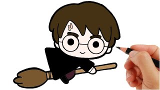 HOW TO DRAW HARRY POTTER [upl. by Nawuj493]