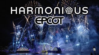 Harmonious Fireworks Full Show with Outro Italian Pavilion 4K EPCOT Walt Disney World 2022 07 14 [upl. by Okihcas]