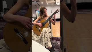 Ana Vidovic plays Jim Redgate’s exquisite quotGuitar 500” a beautiful Cedar double top [upl. by Urbannal]