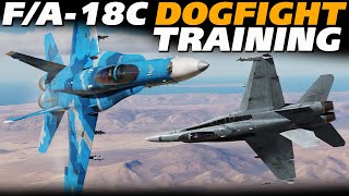 DCS FA18C Hornet  Training a Beginner How To Dogfight [upl. by Domela]