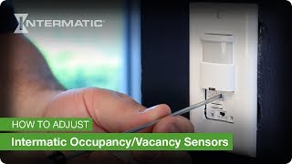 How to Adjust Intermatic OccupancyVacancy Sensors [upl. by Wester]