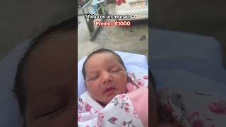 ⚽️Sfida con un neonato👶🏻Gli regalo €1000 shortvideo calcio viral youtuber shortclip fyp [upl. by Are]