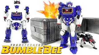 Tiny But AWESOME Transformers Bumblebee SOUNDWAVE amp RAVAGE Trumpeter Model Kit Review  SPEED BUILD [upl. by Nnawaj]