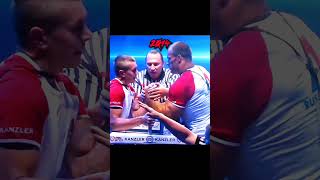 Mutant Arm vs Mutant Body 😳💪  deniscyplenkov armwrestling motivation shortvideo [upl. by Thessa460]