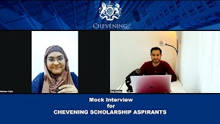 Chevening Mock Interview with Feedback  Issue 05  2022  2023 [upl. by Atinor]