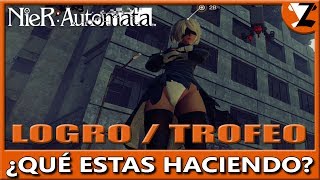 NieR Automata Logro  Trofeo ¿Qué estás haciendo What Are You Doing 2B [upl. by Khalil616]