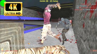 ASMR CounterStrike 16 ZOMBIE MODE CS 16  PC Gameplay No Commentary [upl. by Maxim]