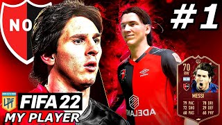 FIFA 22 Messi Player Career Mode EP1  THE BEGINNING🔥 [upl. by Eenhat542]